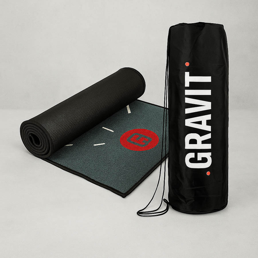 alfombrilla putting green gravit putting matt enrollable con bolsa